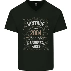 20th Birthday Limited Edition 2004 Mens V-Neck Cotton T-Shirt