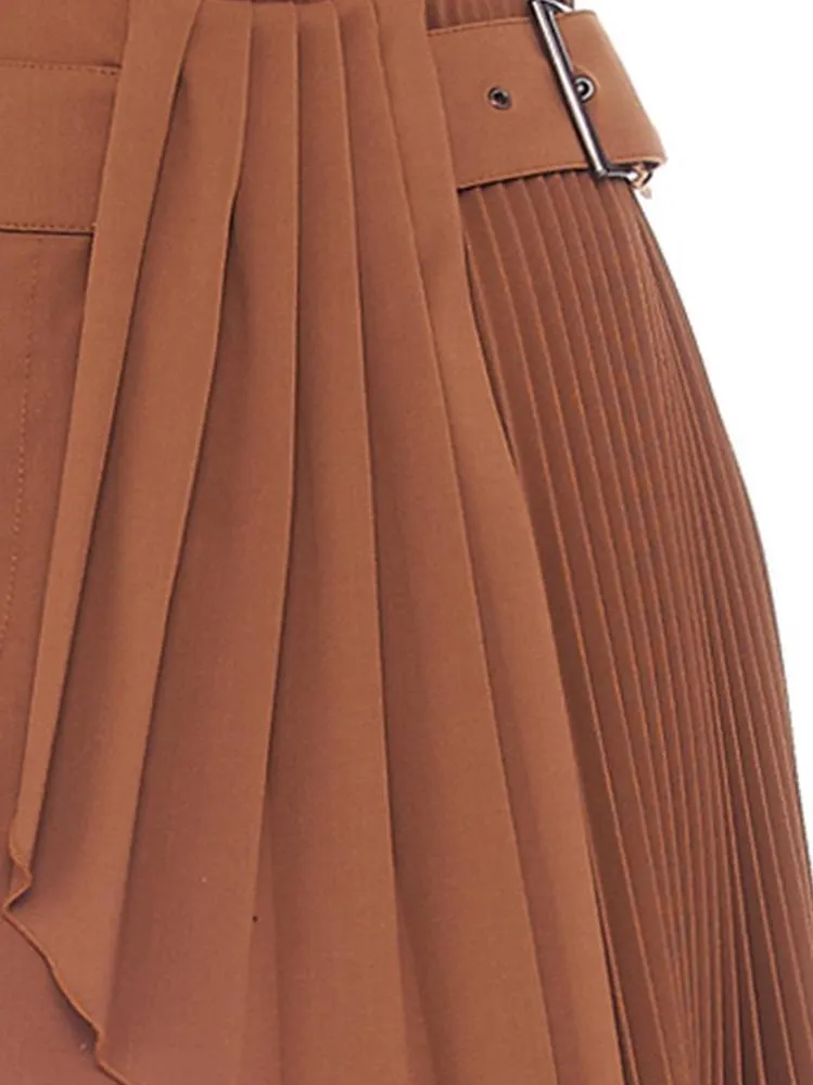 Alberta Ferretti Pleated Skirt