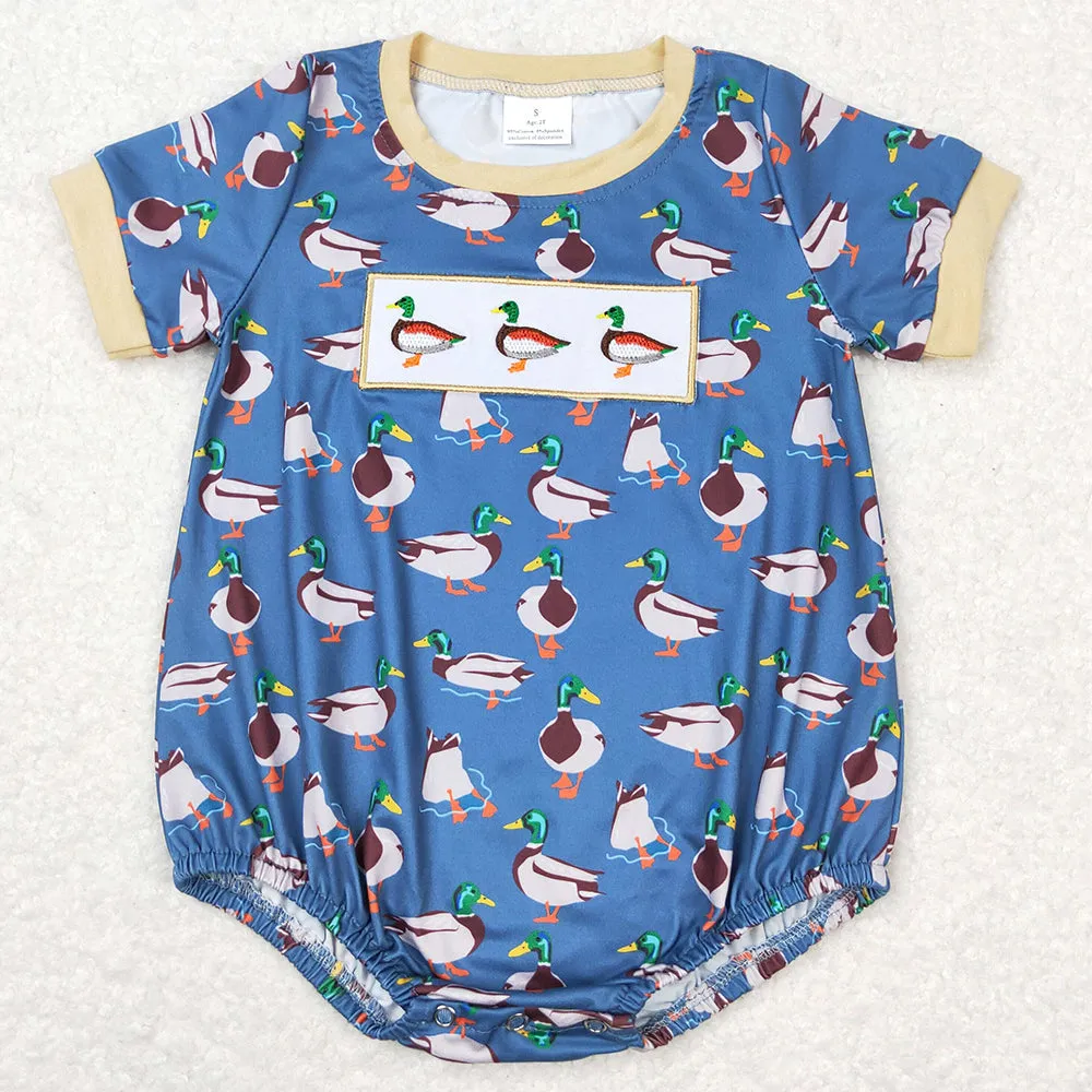 Baby Infant Boys Romper Duck Short Sleeve Rompers SR1134