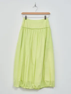 Balloon Skirt - Acid Lime