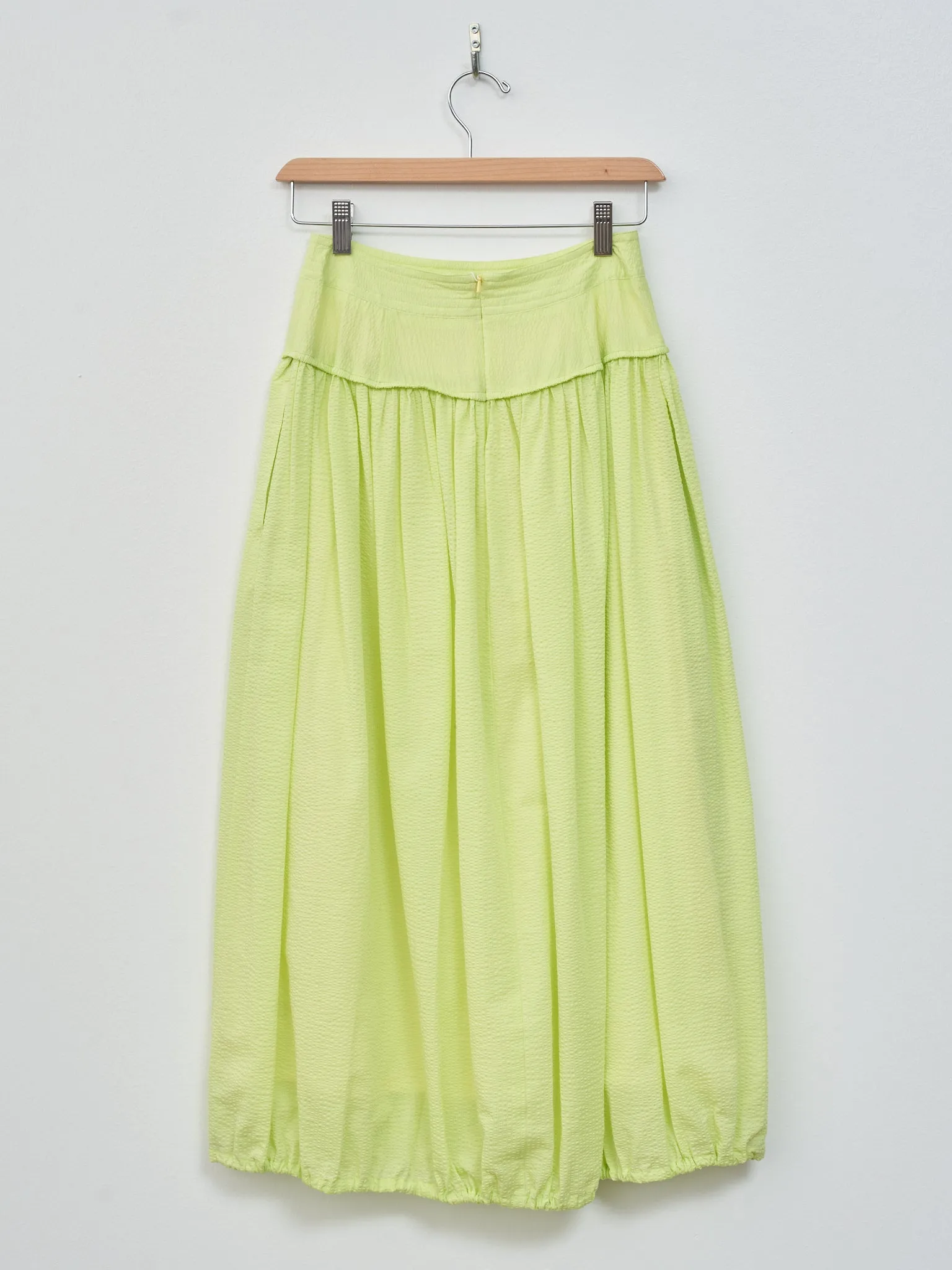 Balloon Skirt - Acid Lime