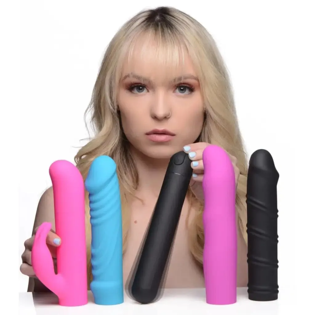 BANG! 4-in-1 XL Silicone Bullet and Sleeves Kit