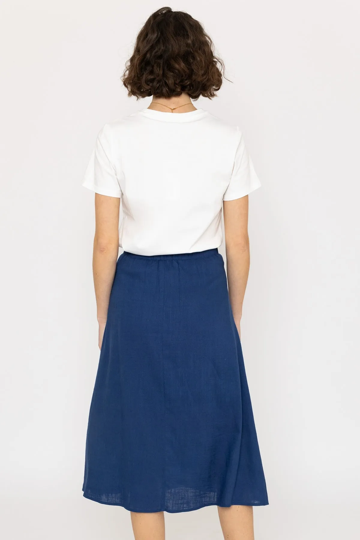 Belted Midi Skirt