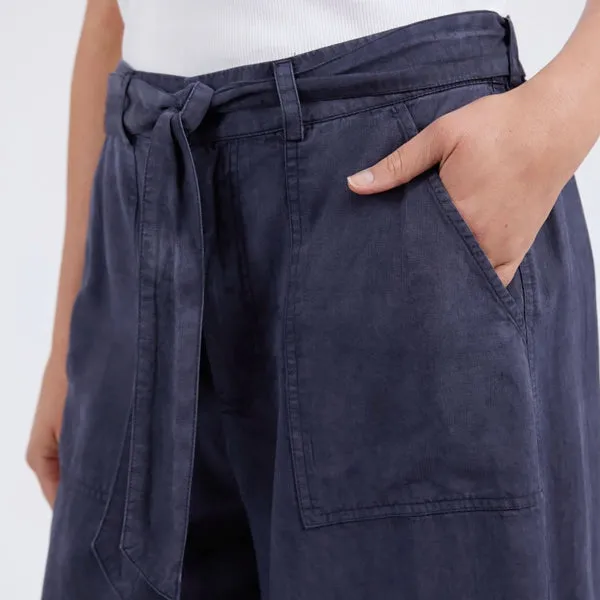 Bliss Washed Pant - Navy