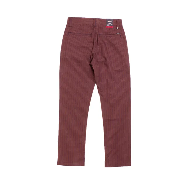 Brixton - Choice Chino Pant - Brown/Navy Plaid SALE