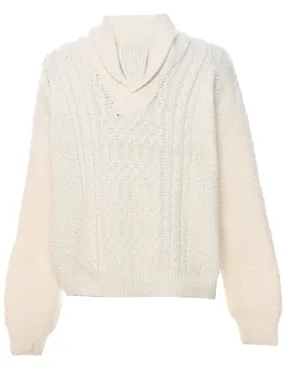 Cable Knit Jumper - XXL