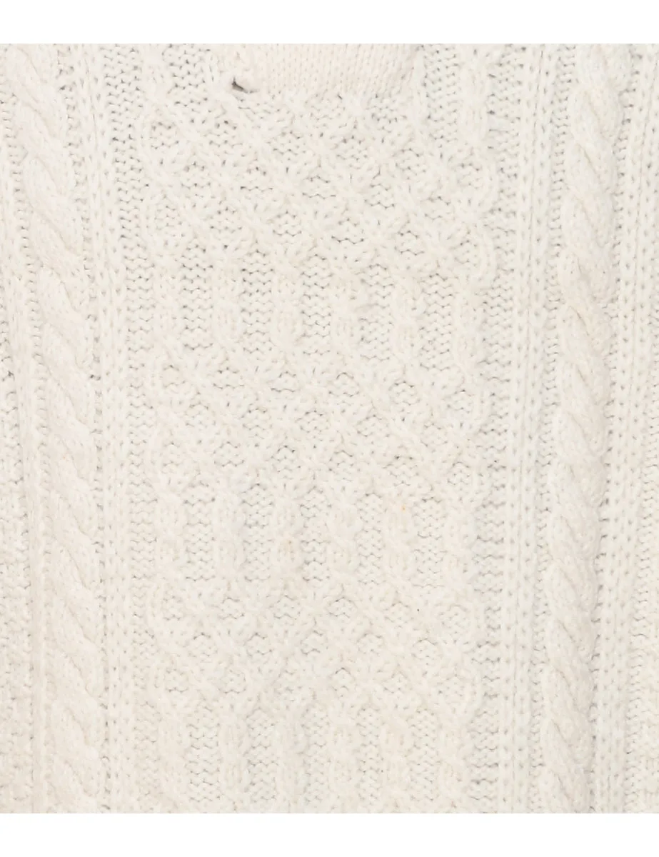 Cable Knit Jumper - XXL