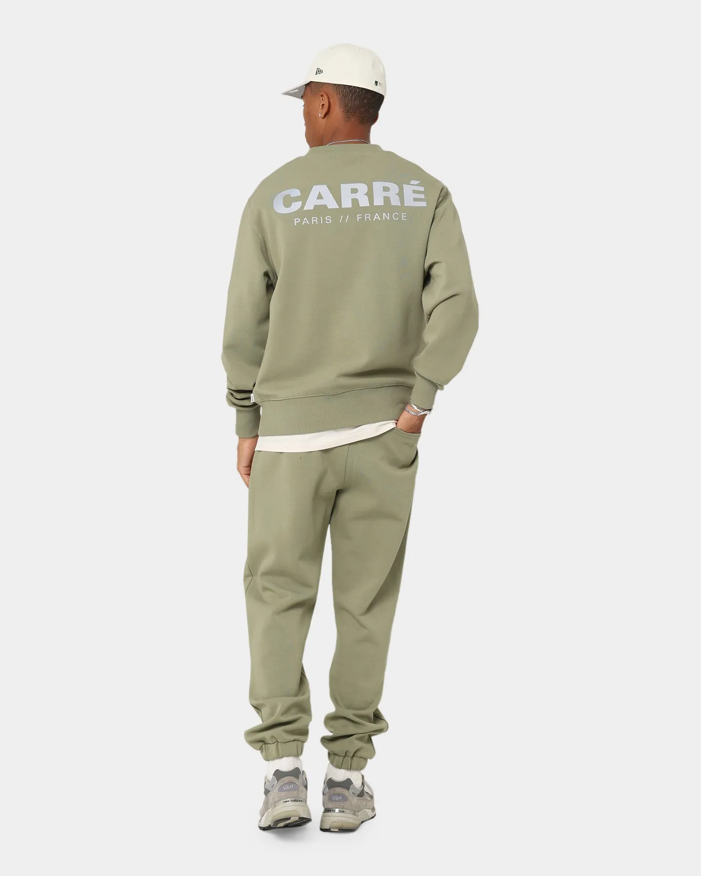 Carré Motion Crewneck Army Green