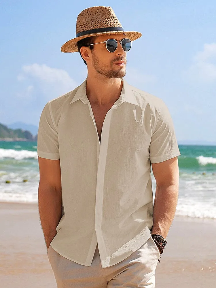 Casual Wrinkle Free Textured Shirt (US Only)