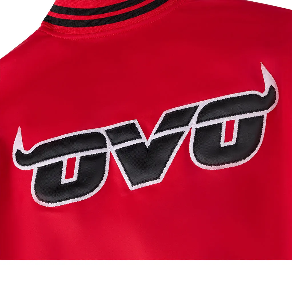 Chicago Bulls X OVO Satin Varsity Jacket