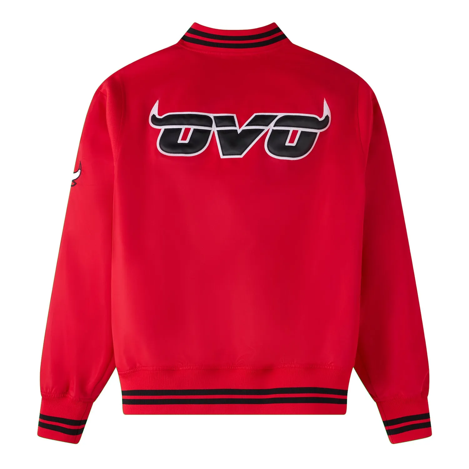 Chicago Bulls X OVO Satin Varsity Jacket