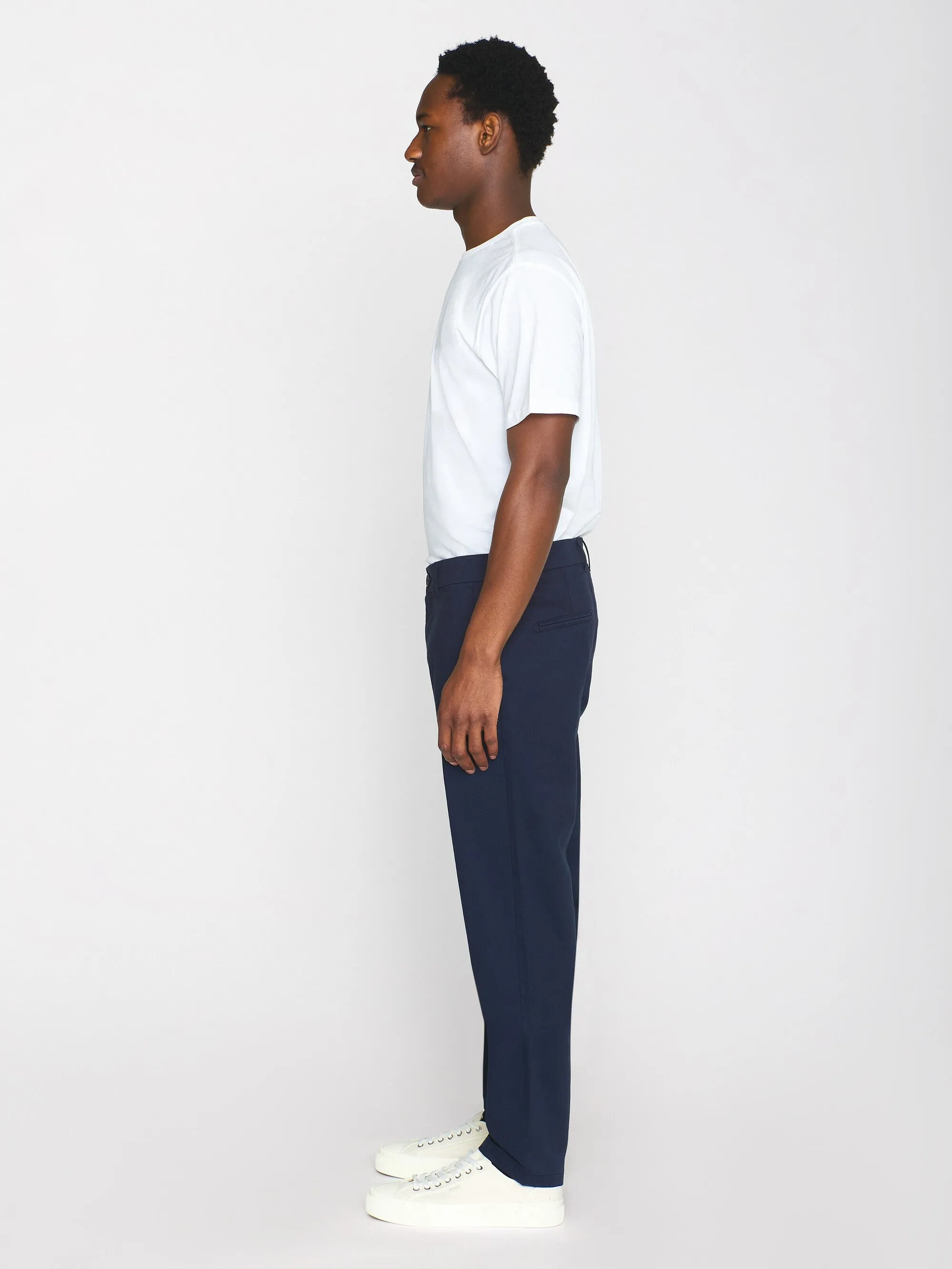 CHUCK regular twill chino pants - Total Eclipse