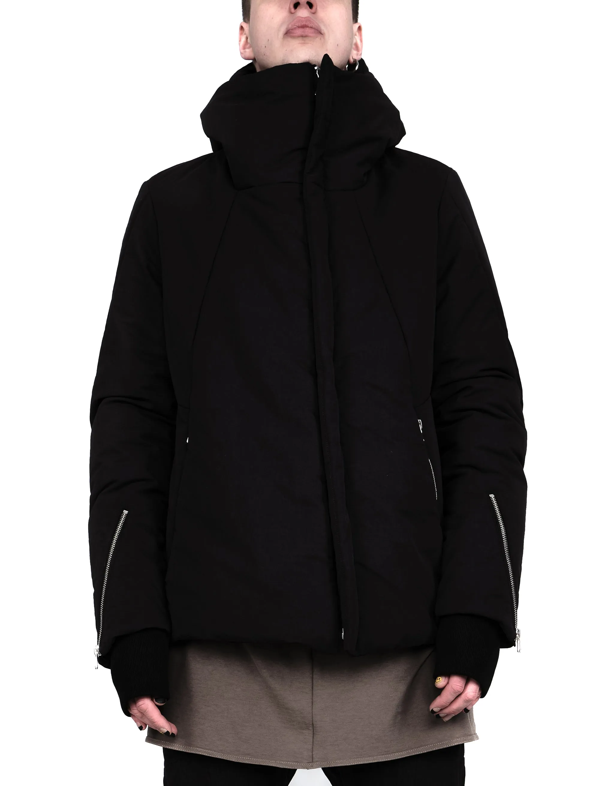 Cotton-Blend Padded Jacket