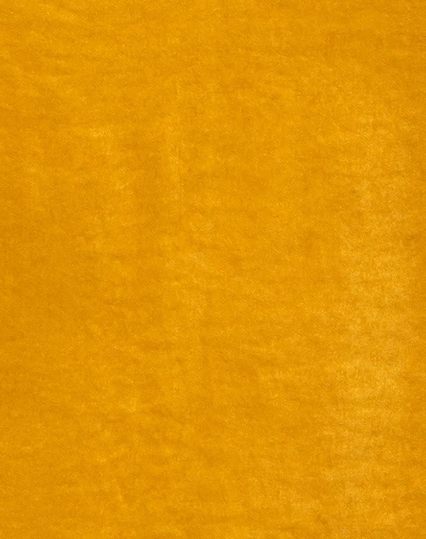 Emilia Slip Dress in Satin Turmeric