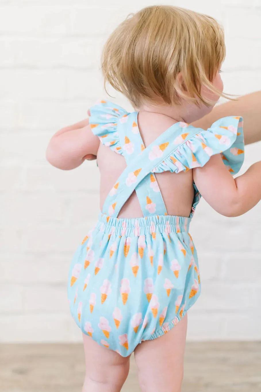 Emmy Romper in Ice Cream Dreams 