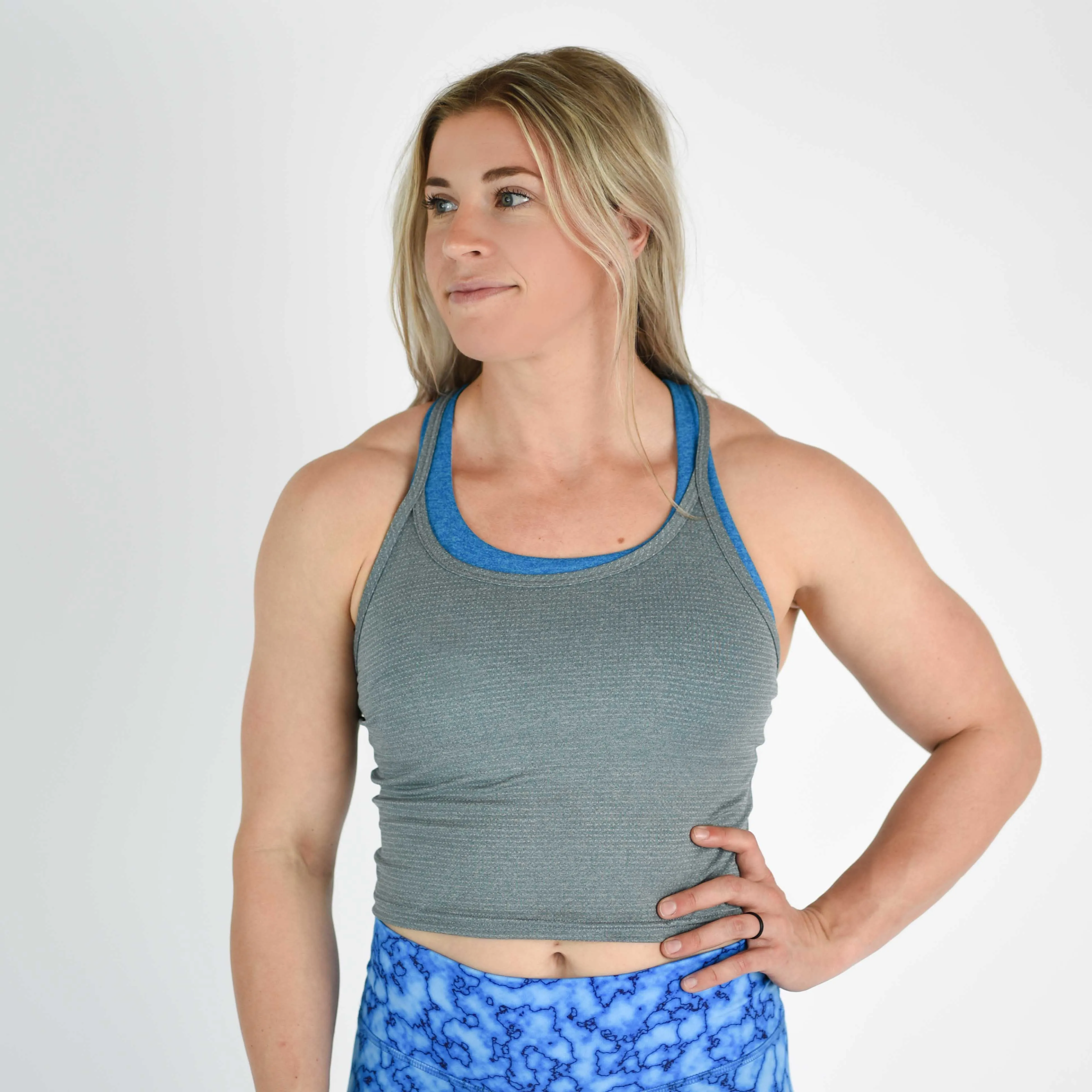 FLEO Switch Up Crop Tank - Moonlit Ocean