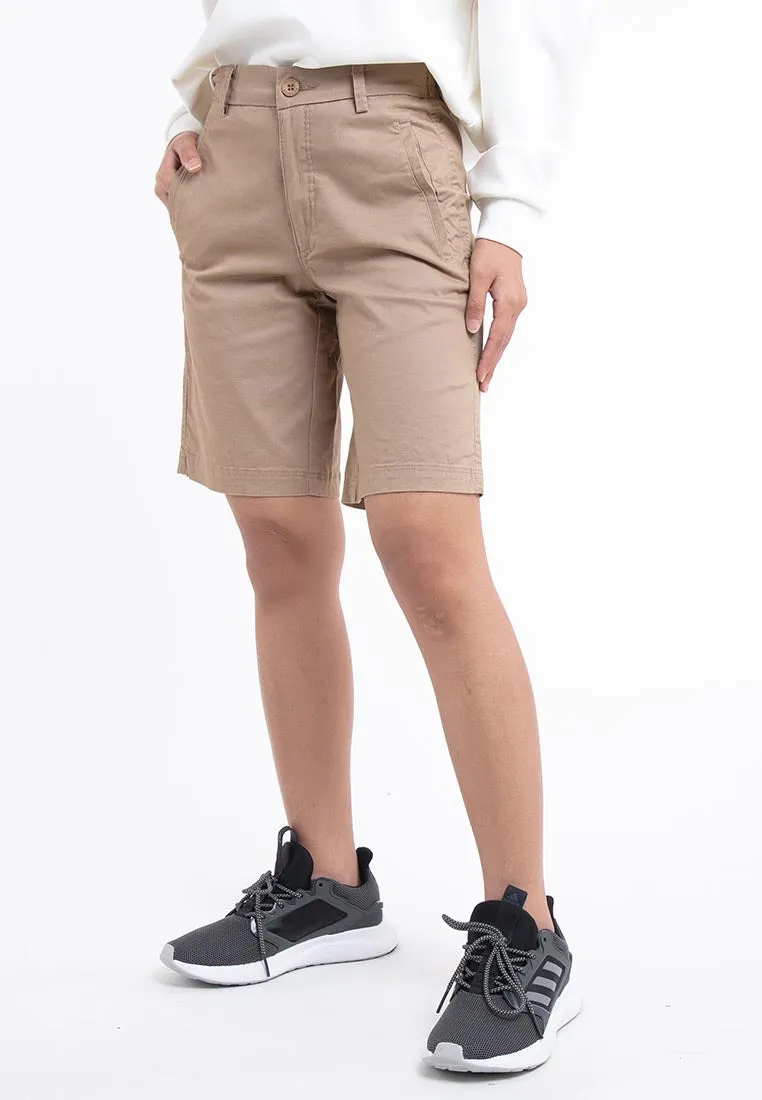 Forest Ladies 18/19" Cotton Twill Bermuda Shorts Women Chino Quarter Short Pants Women | Seluar Perempuan - 870144