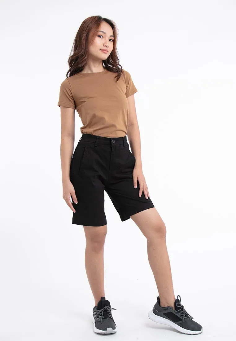 Forest Ladies 18/19" Cotton Twill Bermuda Shorts Women Chino Quarter Short Pants Women | Seluar Perempuan - 870144