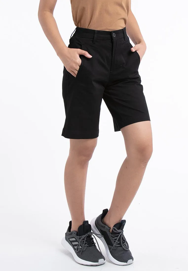 Forest Ladies 18/19" Cotton Twill Bermuda Shorts Women Chino Quarter Short Pants Women | Seluar Perempuan - 870144