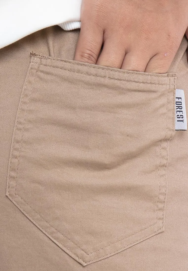 Forest Ladies 18/19" Cotton Twill Bermuda Shorts Women Chino Quarter Short Pants Women | Seluar Perempuan - 870144