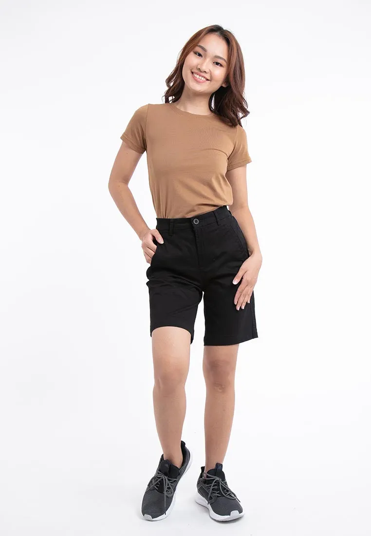 Forest Ladies 18/19" Cotton Twill Bermuda Shorts Women Chino Quarter Short Pants Women | Seluar Perempuan - 870144