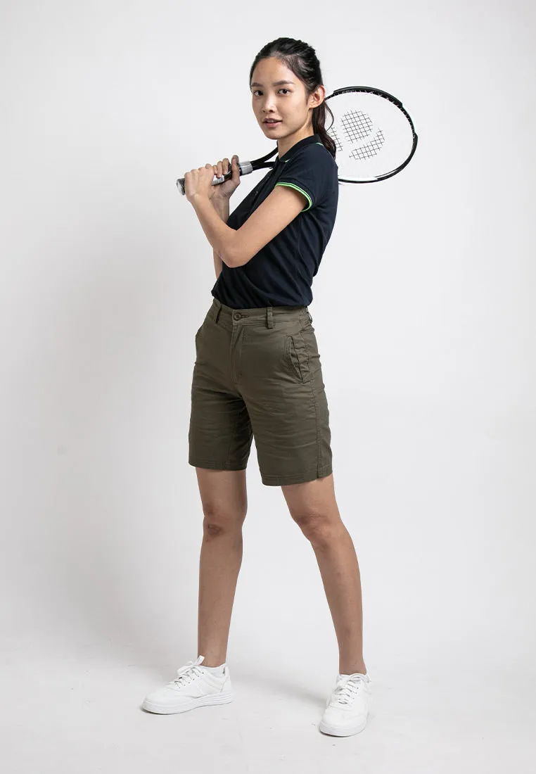 Forest Ladies 18/19" Cotton Twill Bermuda Shorts Women Chino Quarter Short Pants Women | Seluar Perempuan - 870144