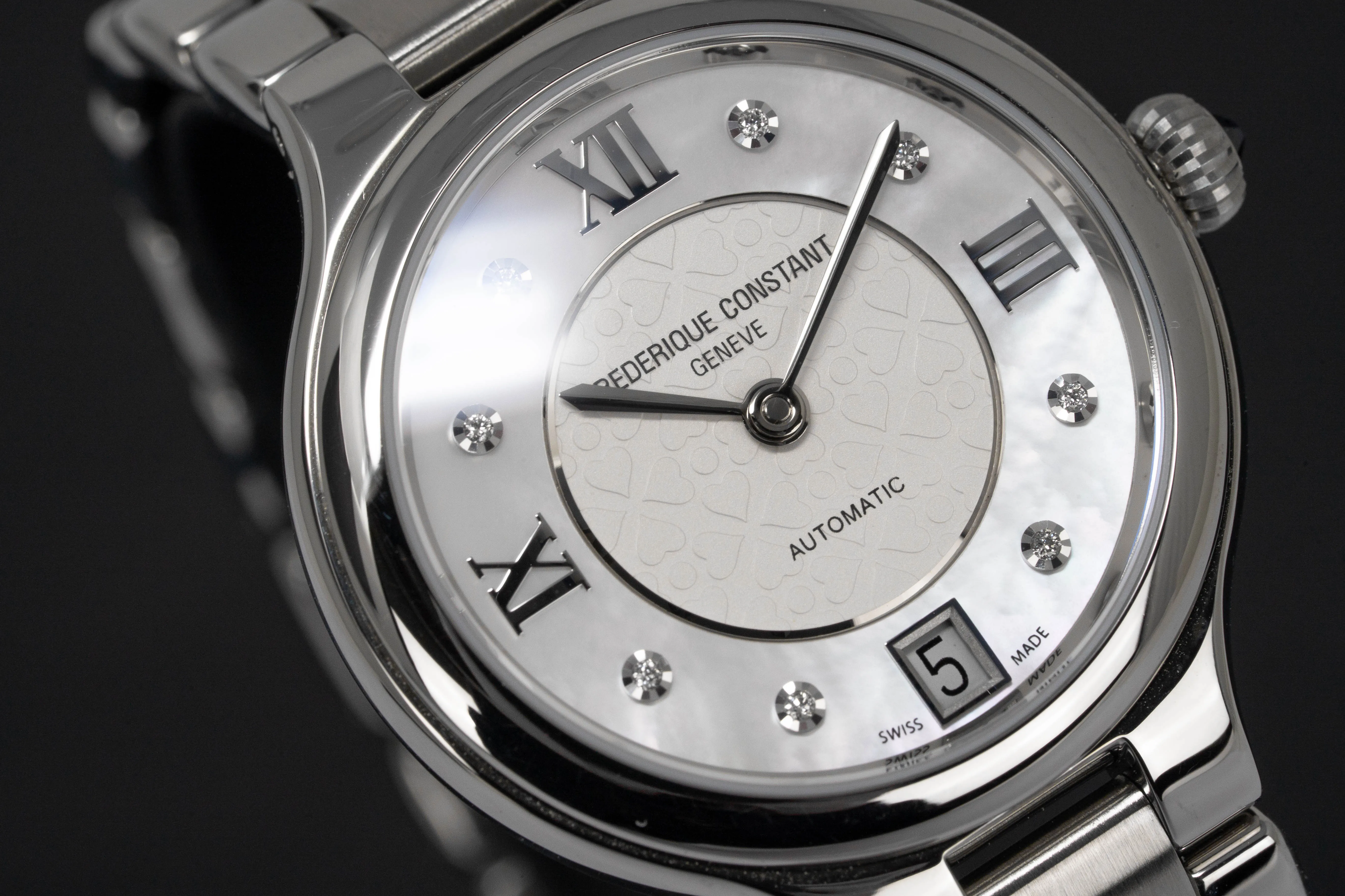 Frederique Constant Watch Classic Delight Diamonds FC-306WHD3ER6B