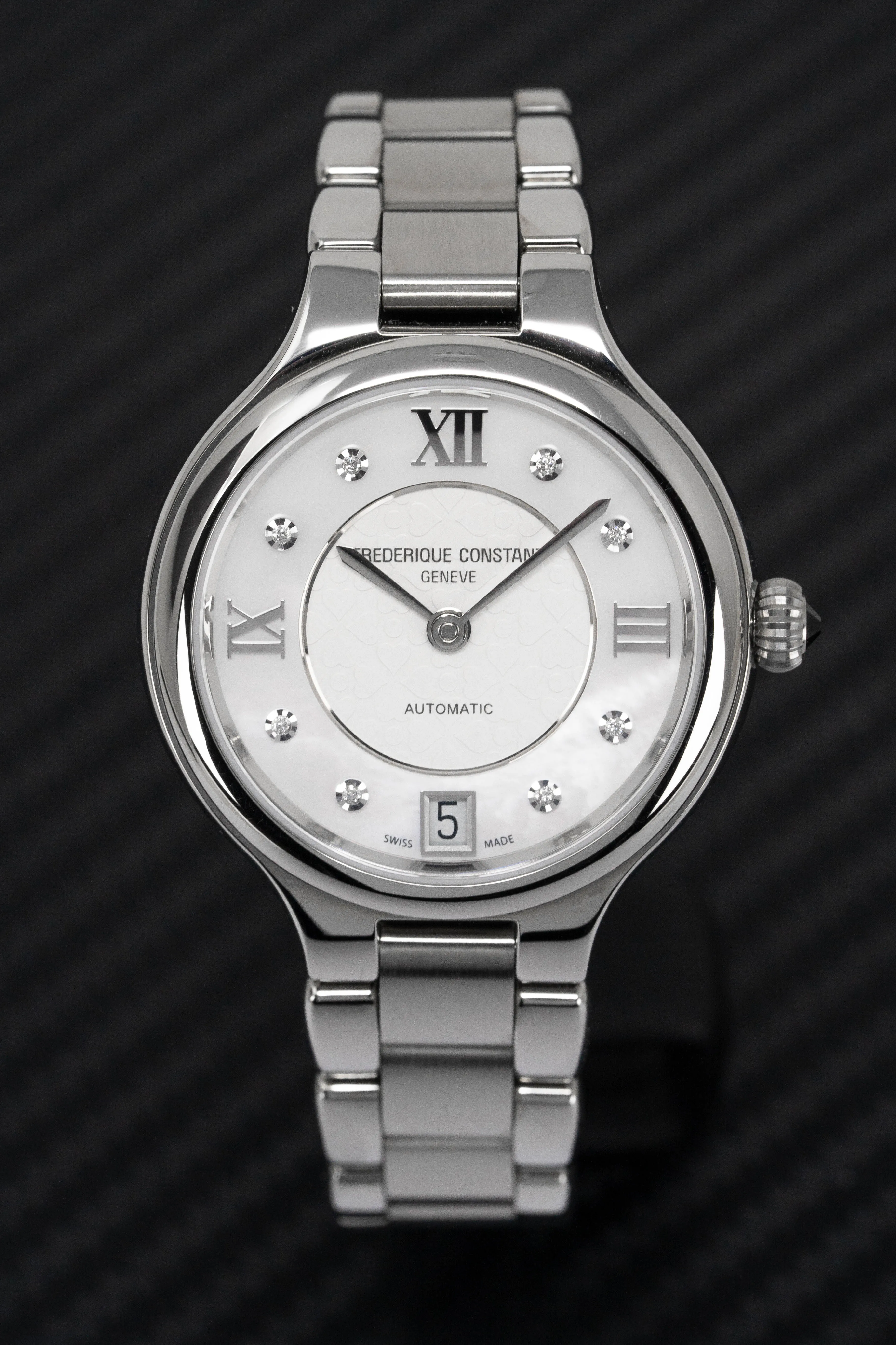 Frederique Constant Watch Classic Delight Diamonds FC-306WHD3ER6B