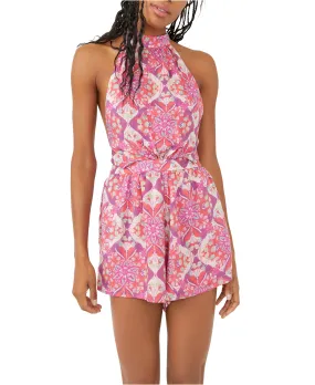 Free People Coral Tides Romper