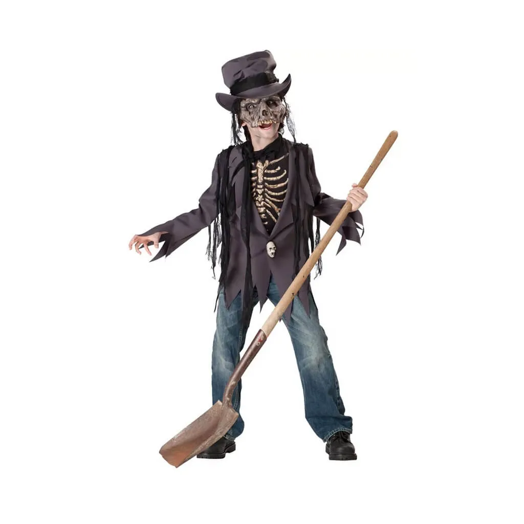 Grave Robber Voodoo Zombie Skeleton Costume