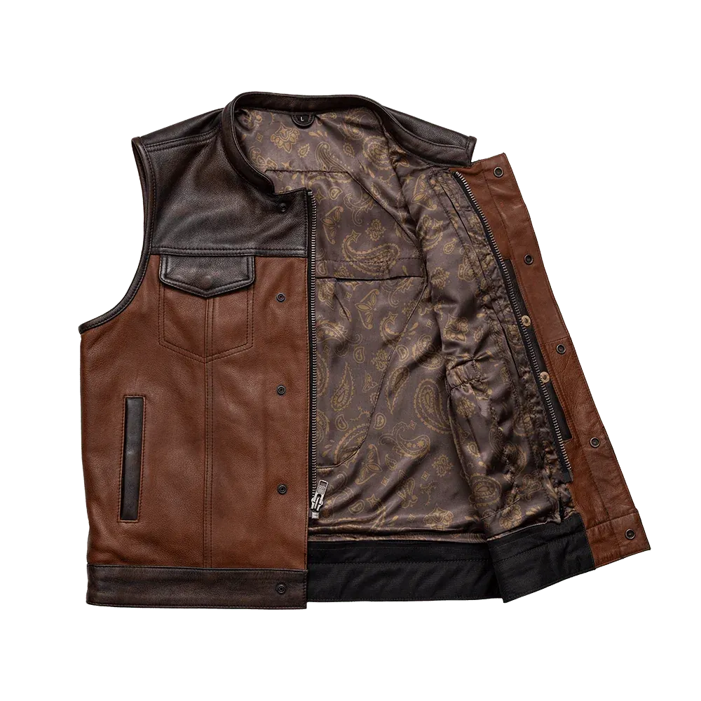 Gunner Men's Leather Motorcycle Vest (Limited Edition)