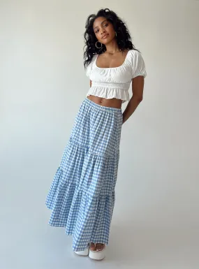 Hale Midi Skirt Blue