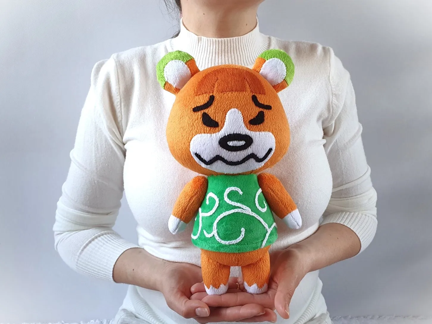 Handmade custom Pudge the cub bear plush