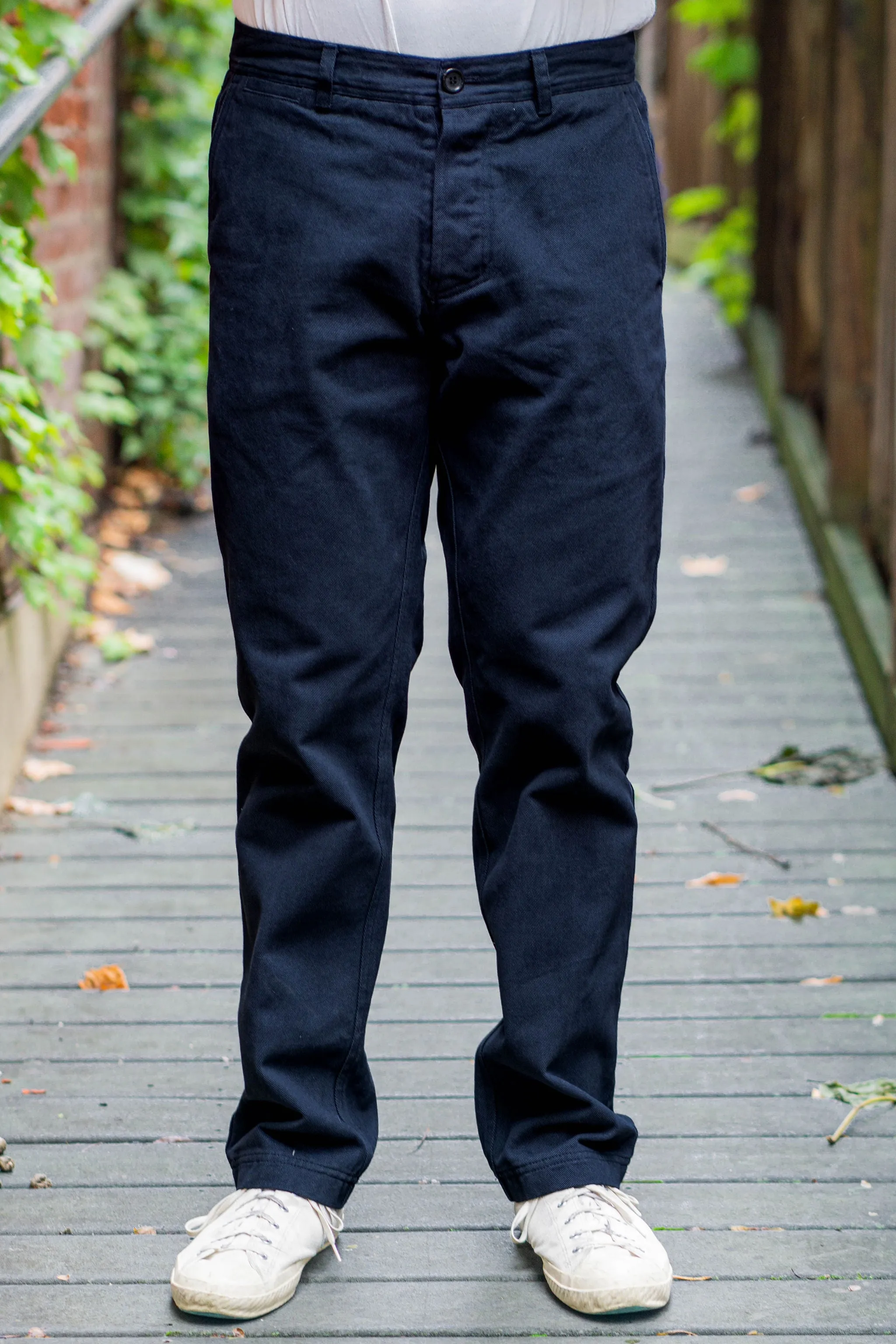 Hansen Garments Fred Regular Cut Work Trousers - Dark Navy