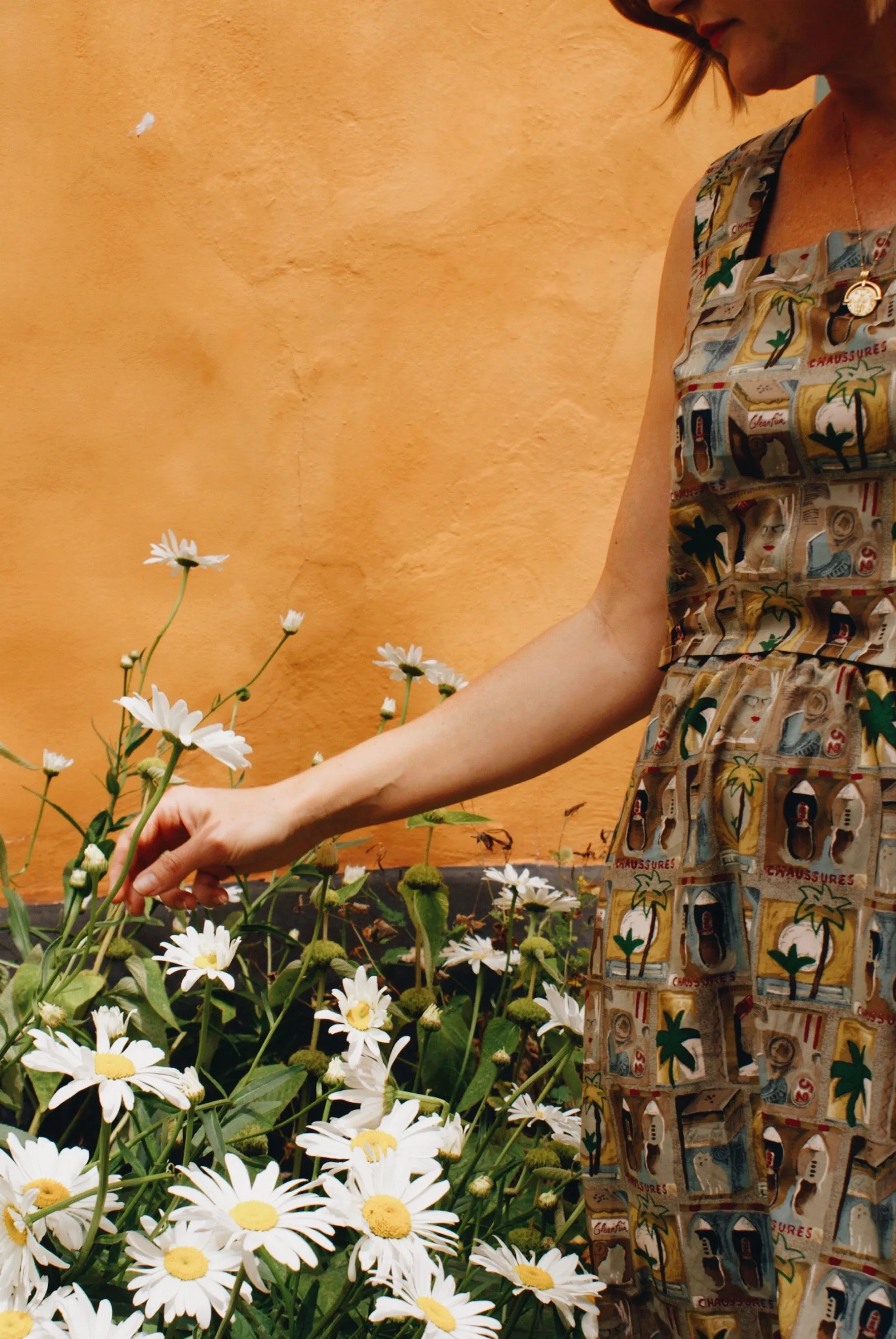 Havana Conversational Print Square Neck Top by The Well Worn