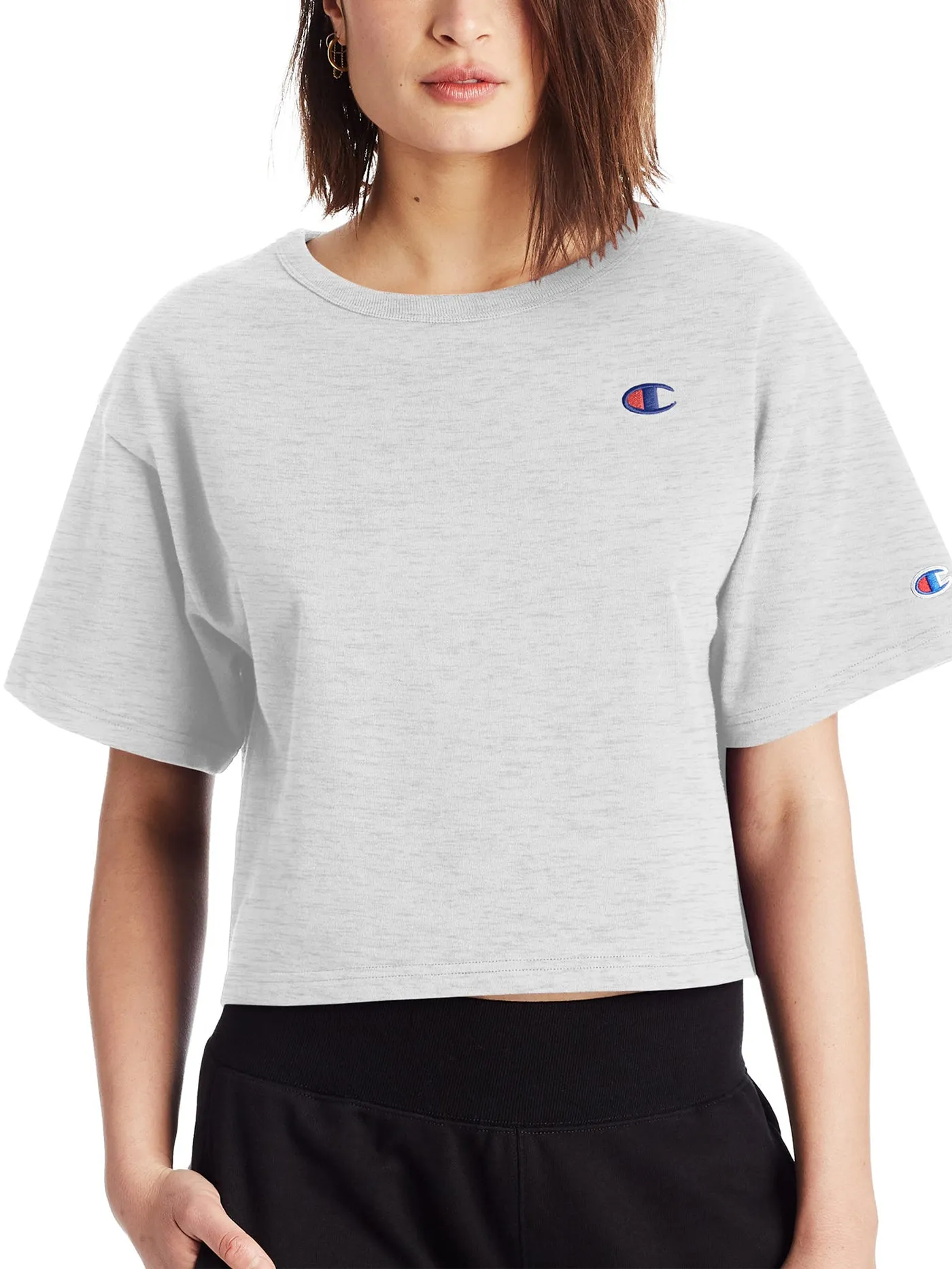 Heritage Cropped Emb C Logo T-Shirt