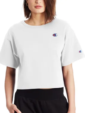 Heritage Cropped Emb C Logo T-Shirt