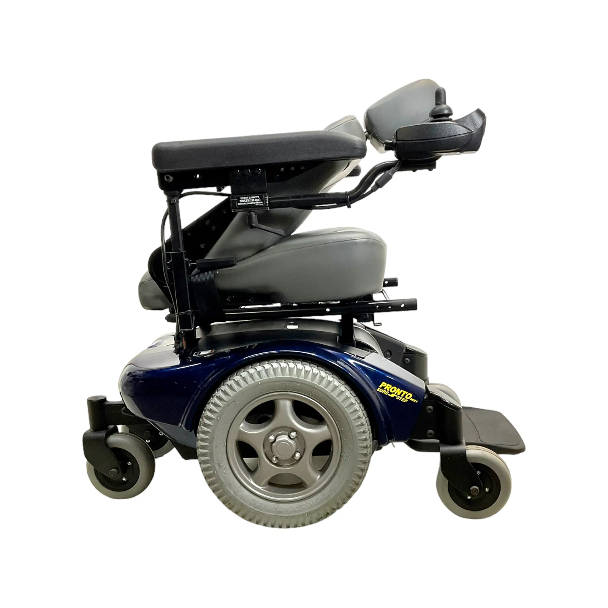 Invacare Pronto M91 Power Chair | 19 x 17 inch Seat | Manual Seat Recline | Foldable Seat