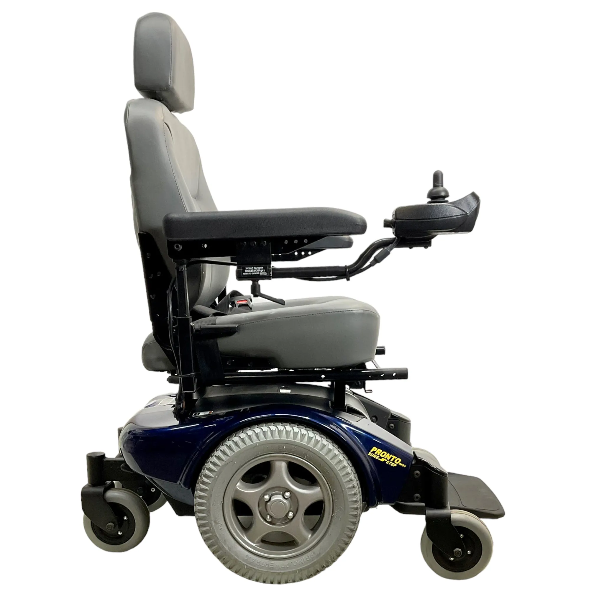 Invacare Pronto M91 Power Chair | 19 x 17 inch Seat | Manual Seat Recline | Foldable Seat