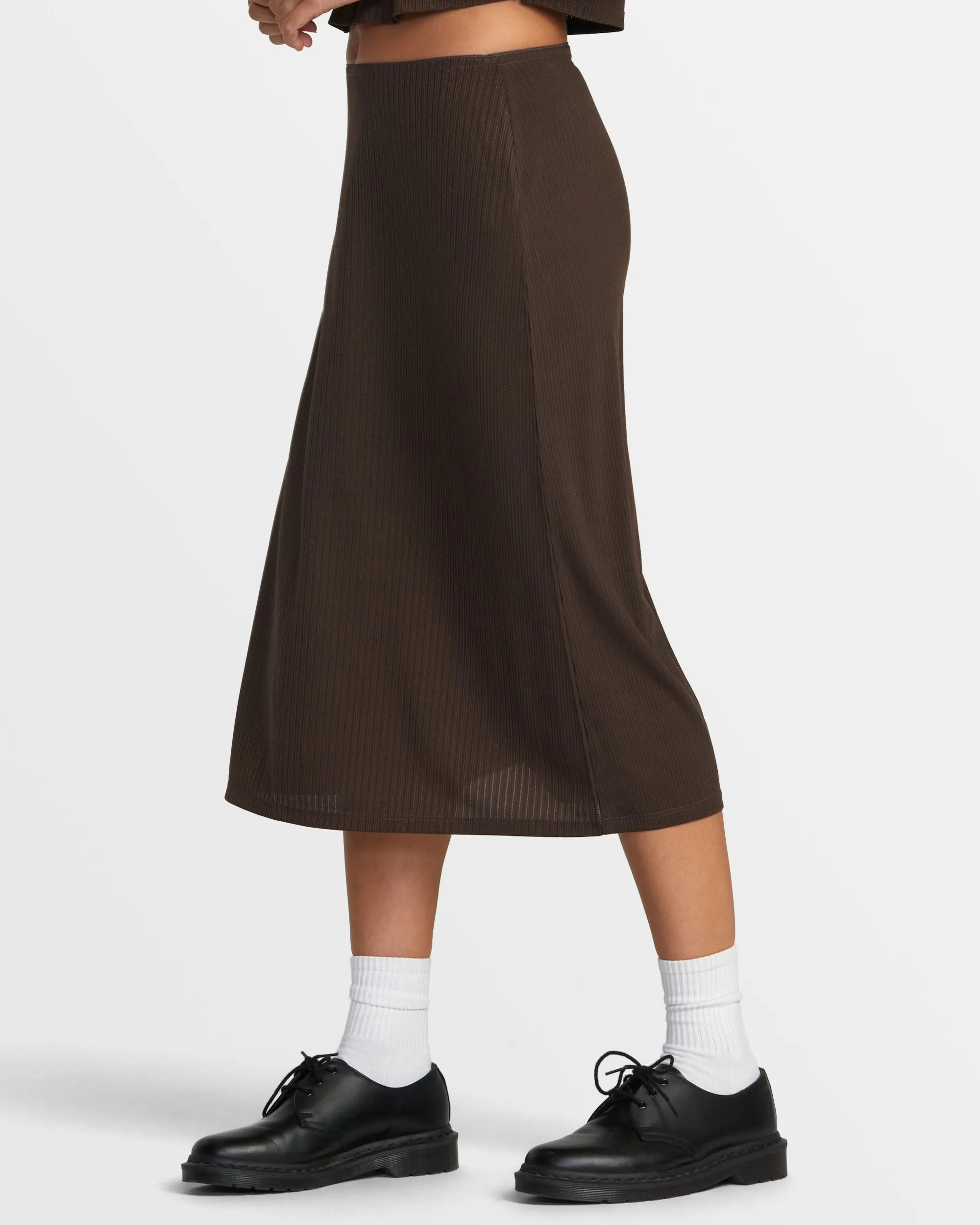 Jenni Midi Skirt - Chocolate Torte