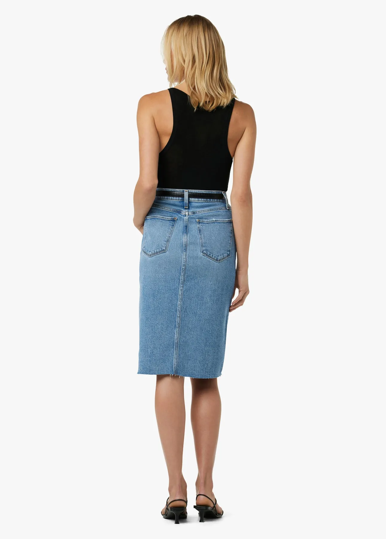 Joes Jeans Joplin Skirt with Raw Hem in Bad Habit