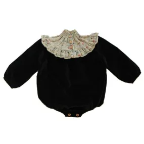 Kalinka Black Velvet Sidra Romper