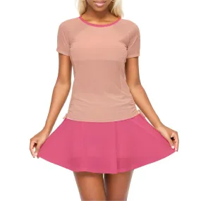 Keki Two Tone Active Top Tee & Skort Set