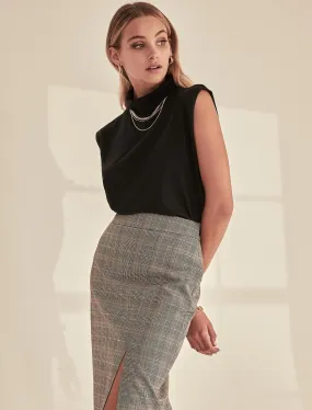 Kylie Split Midi Skirt