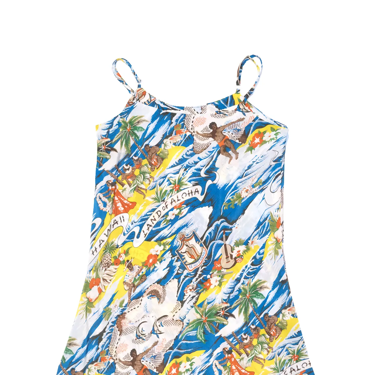 Land of Aloha (Slip Dress) - Teal