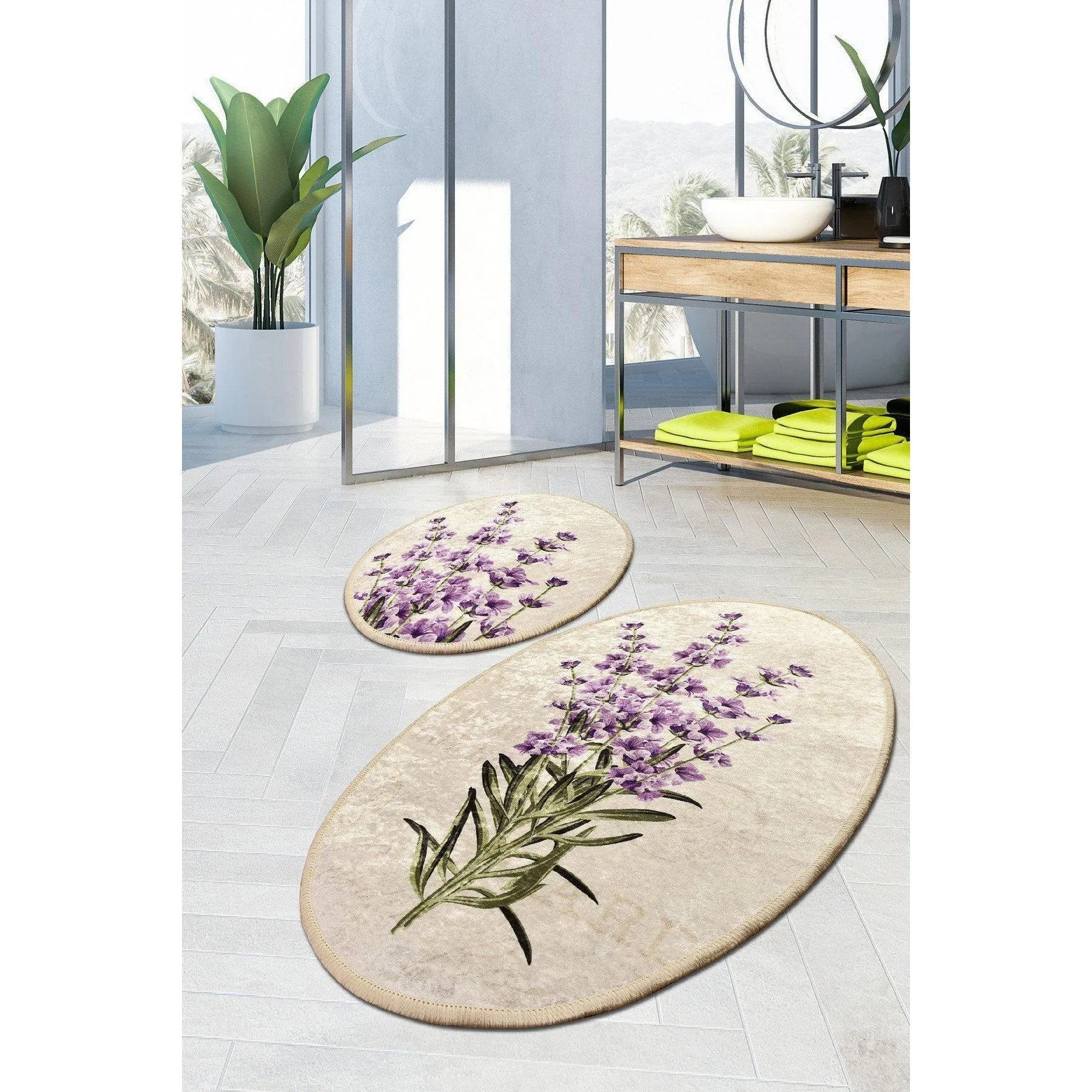 Lavender DJT 4  Bath Mat