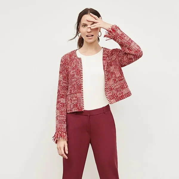 Lilia Jacket - Interweave :: Red Multi