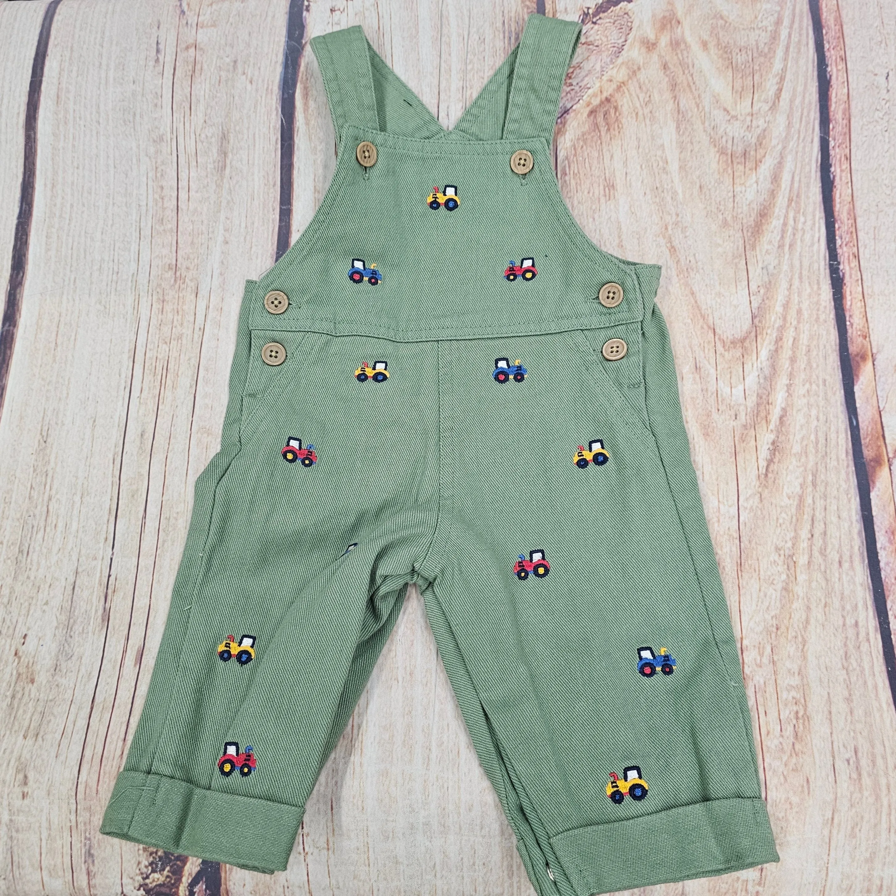 LITTLE ME TRACTOR OVERALL 2PCS SET I002