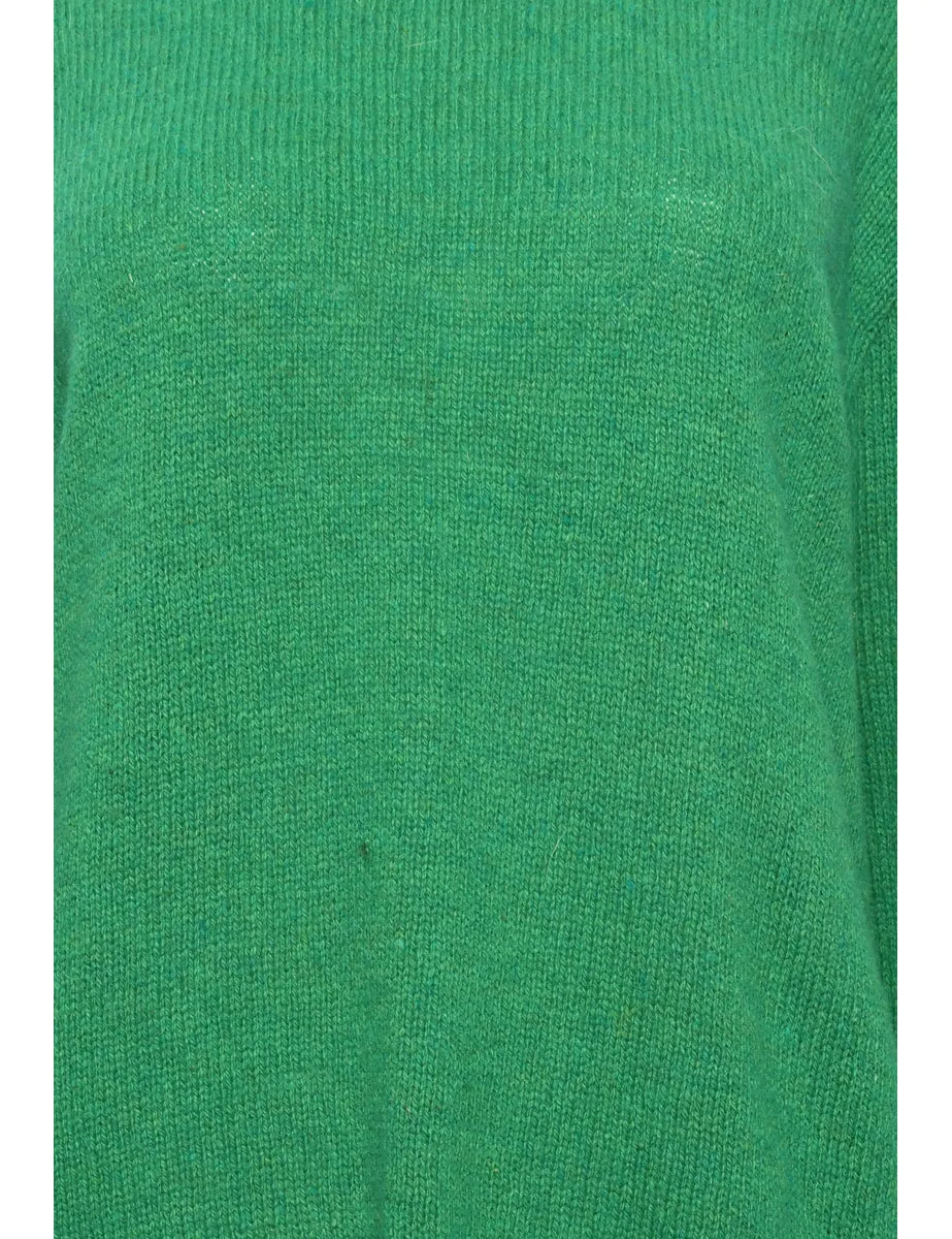 Long Sleeved Green Jumper - M