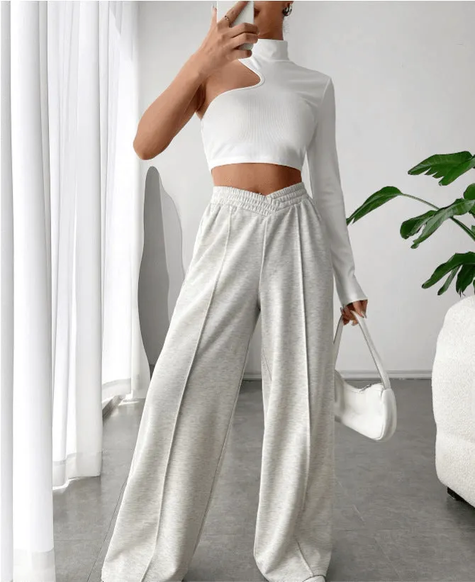 Loose Casual Wide-leg Trousers